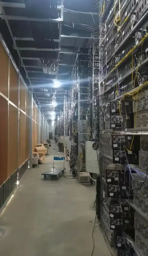 A solar-powered mining farm in operation